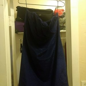 Navy bridesmaid dress